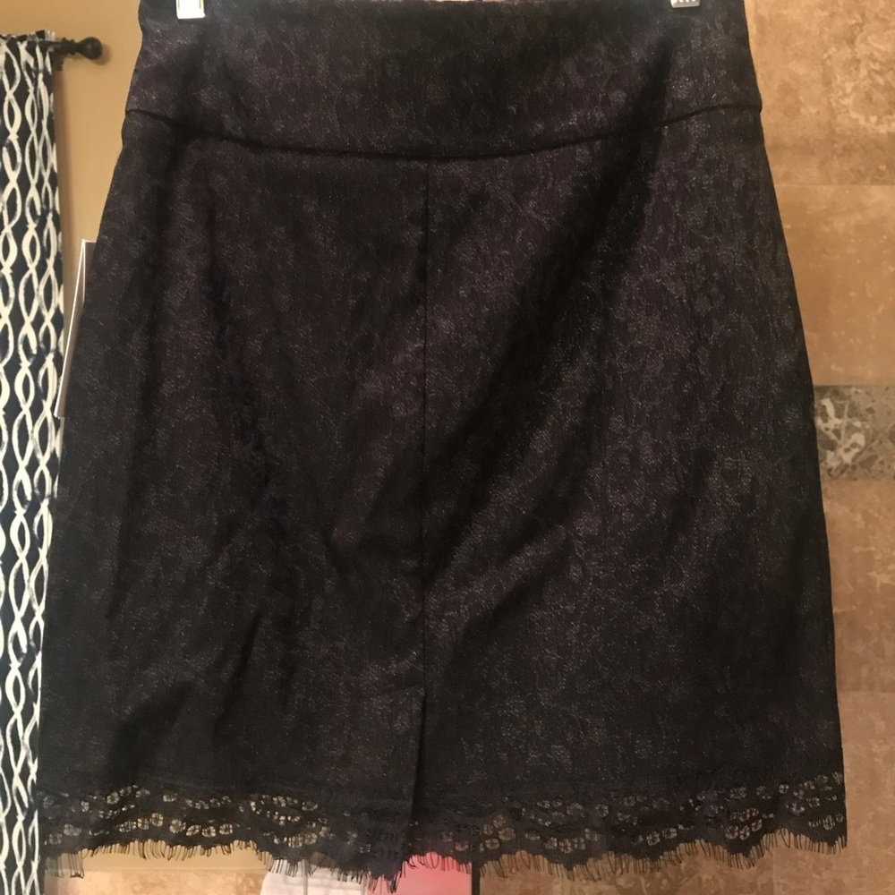 Black pencil skirt
